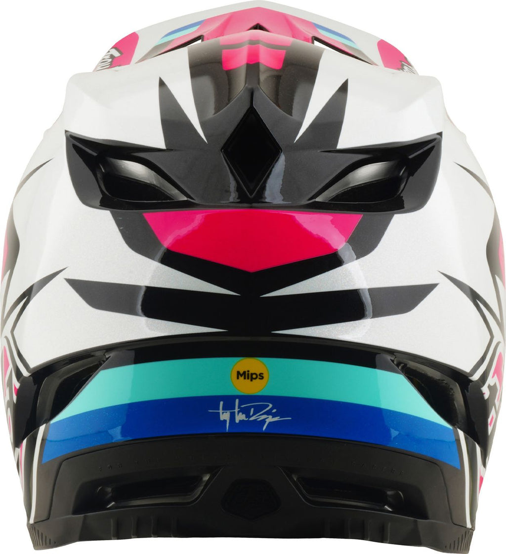 Casque Integral Troy Lee Designs D4 Polyacrilite Mips Roamer Magenta