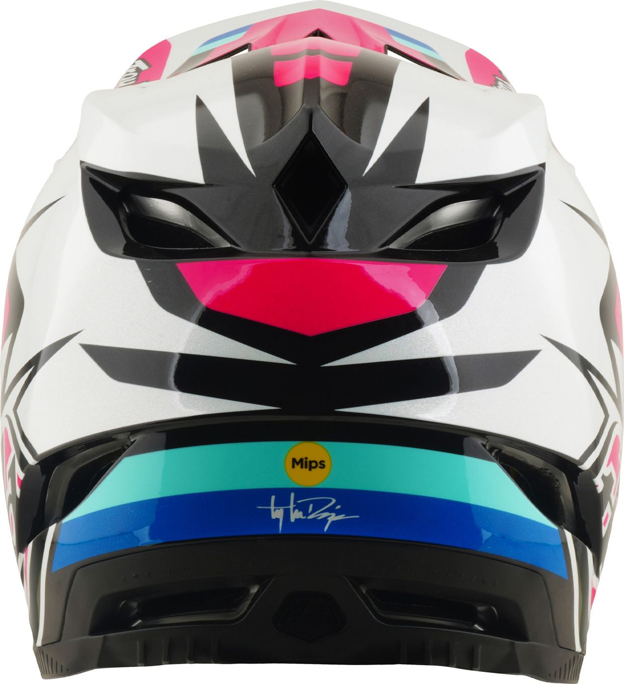 Casque Integral Troy Lee Designs D4 Polyacrilite Mips Roamer Magenta