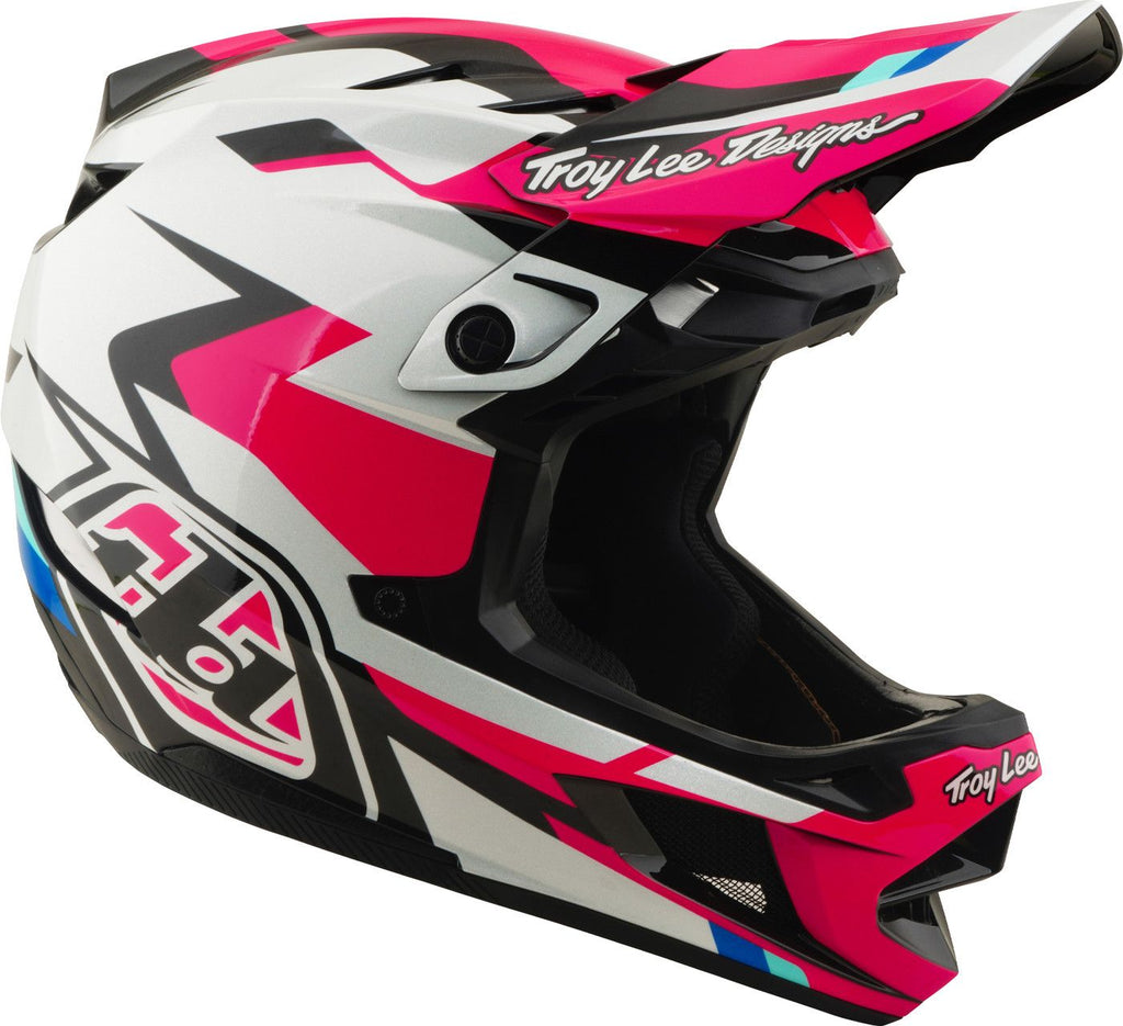 Casque Integral Troy Lee Designs D4 Polyacrilite Mips Roamer Magenta