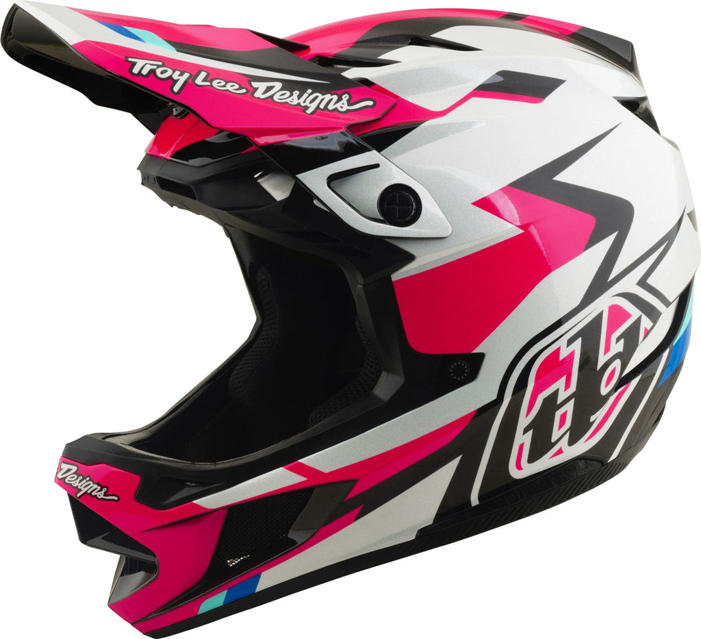 Casque Integral Troy Lee Designs D4 Polyacrilite Mips Roamer Magenta