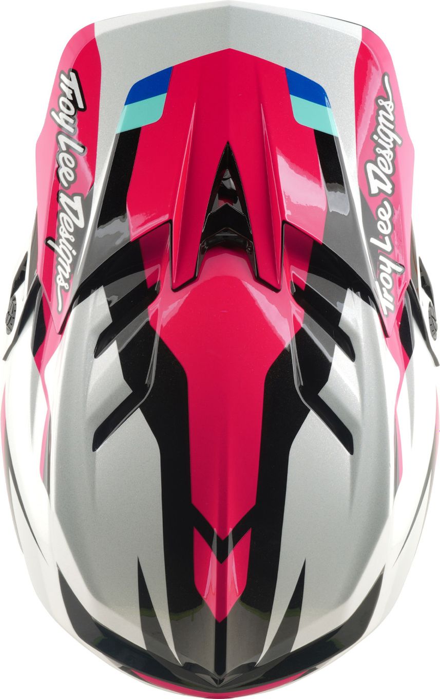 Casque Integral Troy Lee Designs D4 Polyacrilite Mips Roamer Magenta