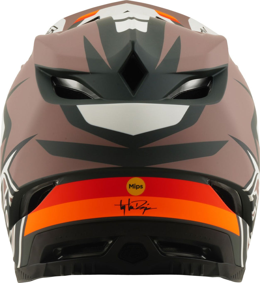 Casque Integral Troy Lee Designs D4 Polyacrilite Mips Roamer Clay