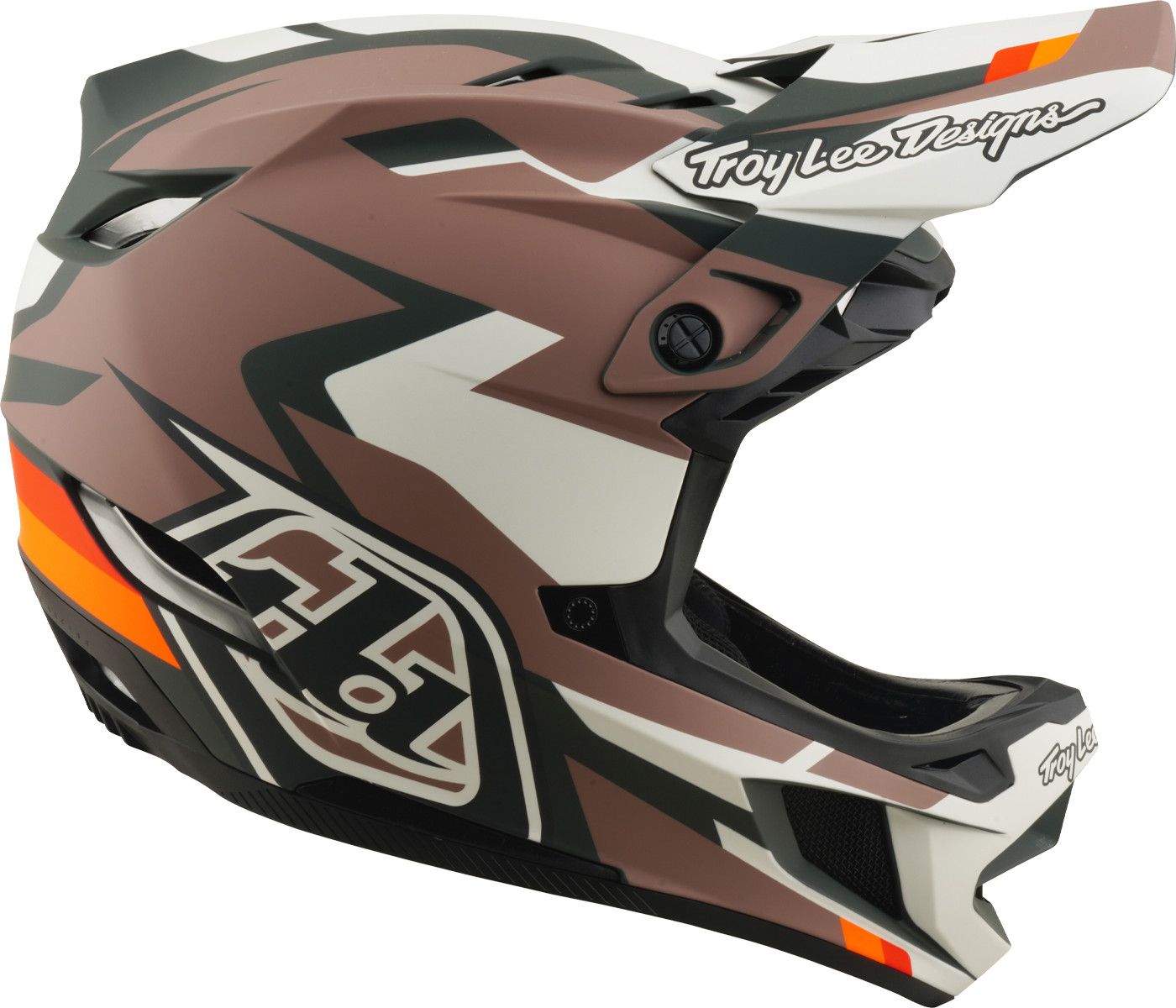 Casque Integral Troy Lee Designs D4 Polyacrilite Mips Roamer Clay