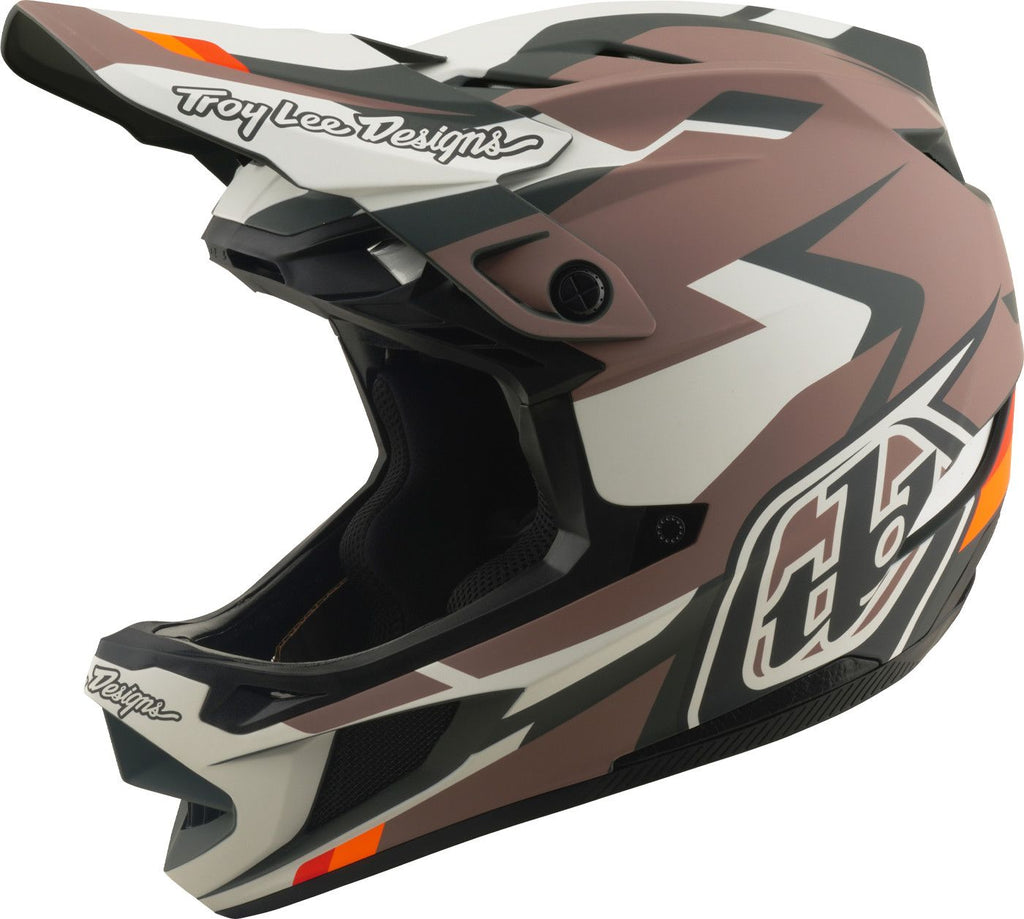 Casque Integral Troy Lee Designs D4 Polyacrilite Mips Roamer Clay