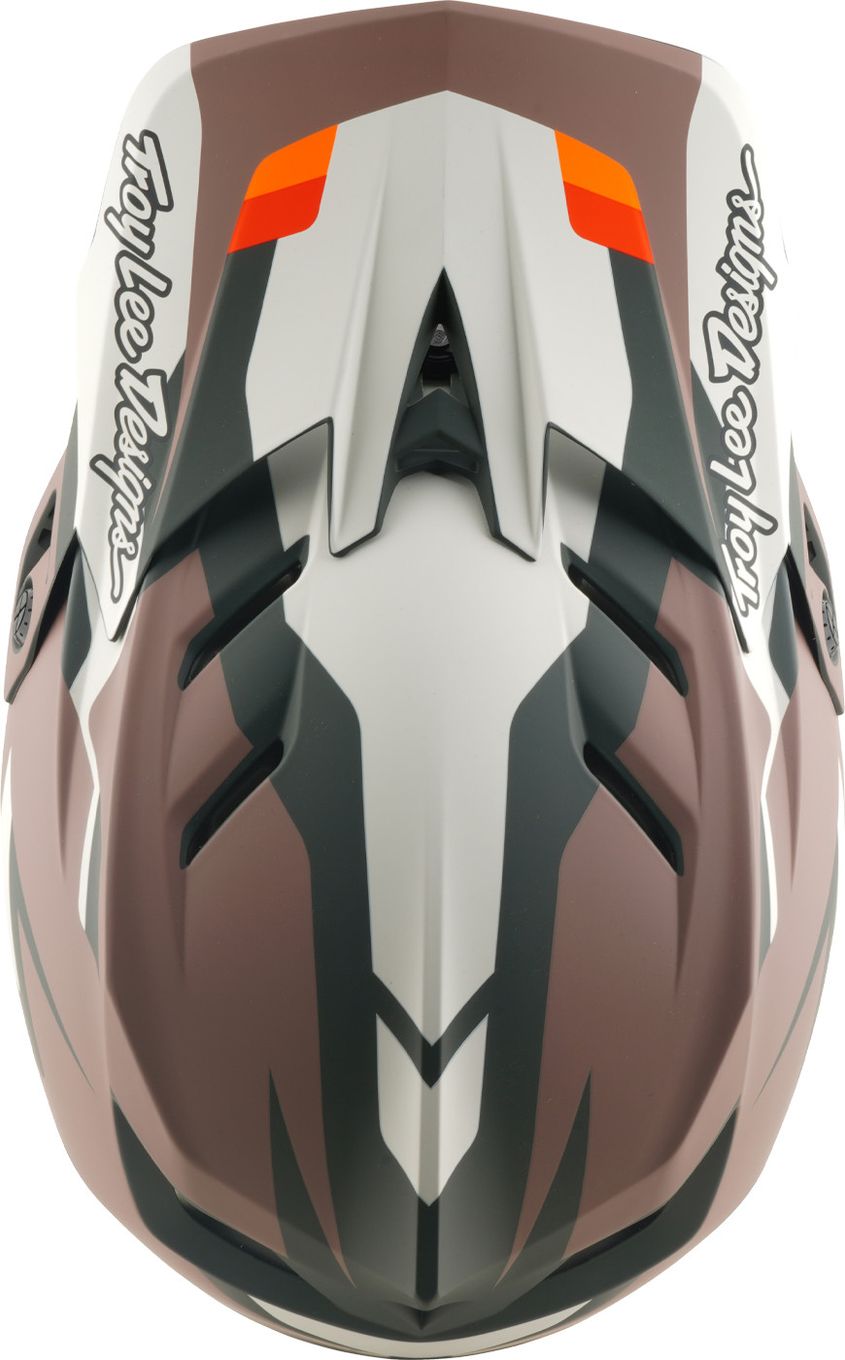 Casque Integral Troy Lee Designs D4 Polyacrilite Mips Roamer Clay