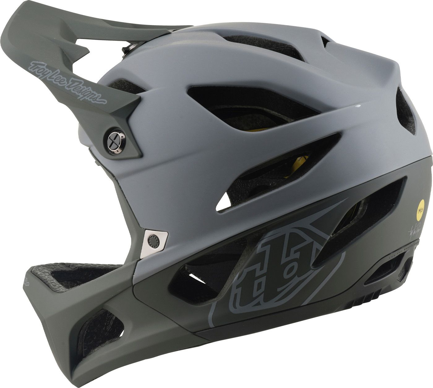 Casque Integral Troy Lee Designs Stage Mips Drone Gris