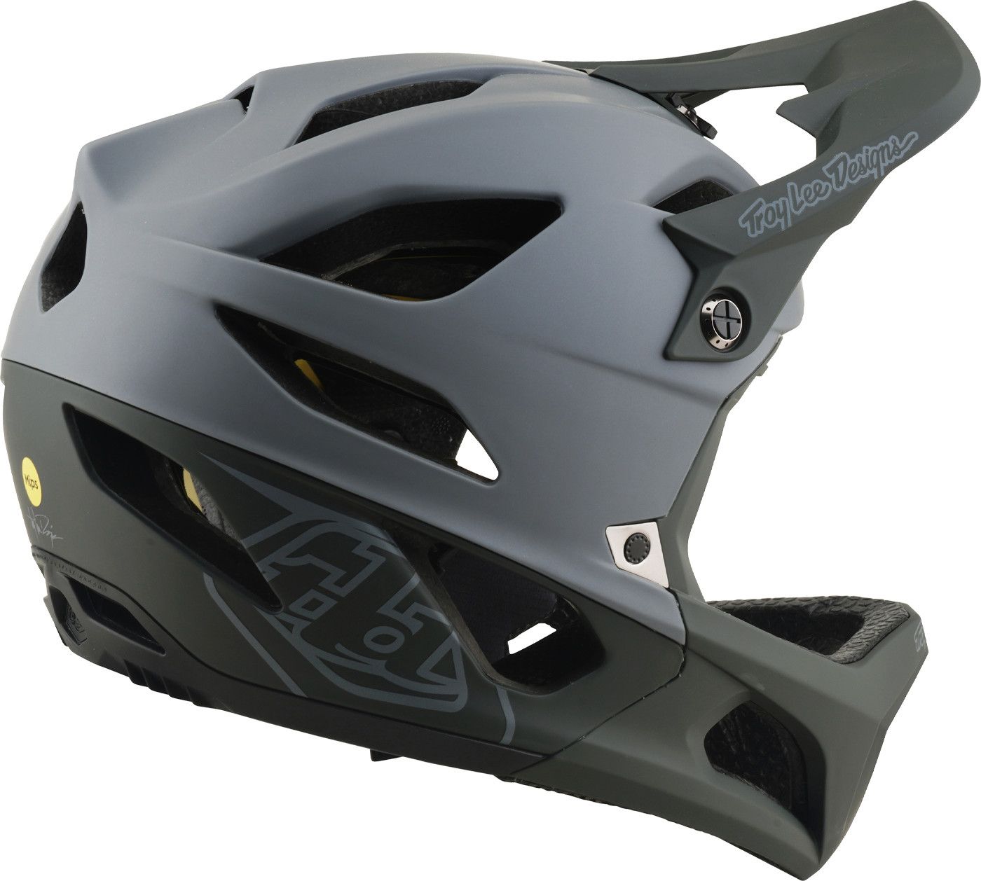 Casque Integral Troy Lee Designs Stage Mips Drone Gris