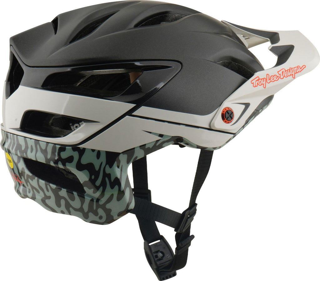 Casque VTT Troy Lee Designs A3 Mips Halo Charcoal/Pumice Gris/Beige