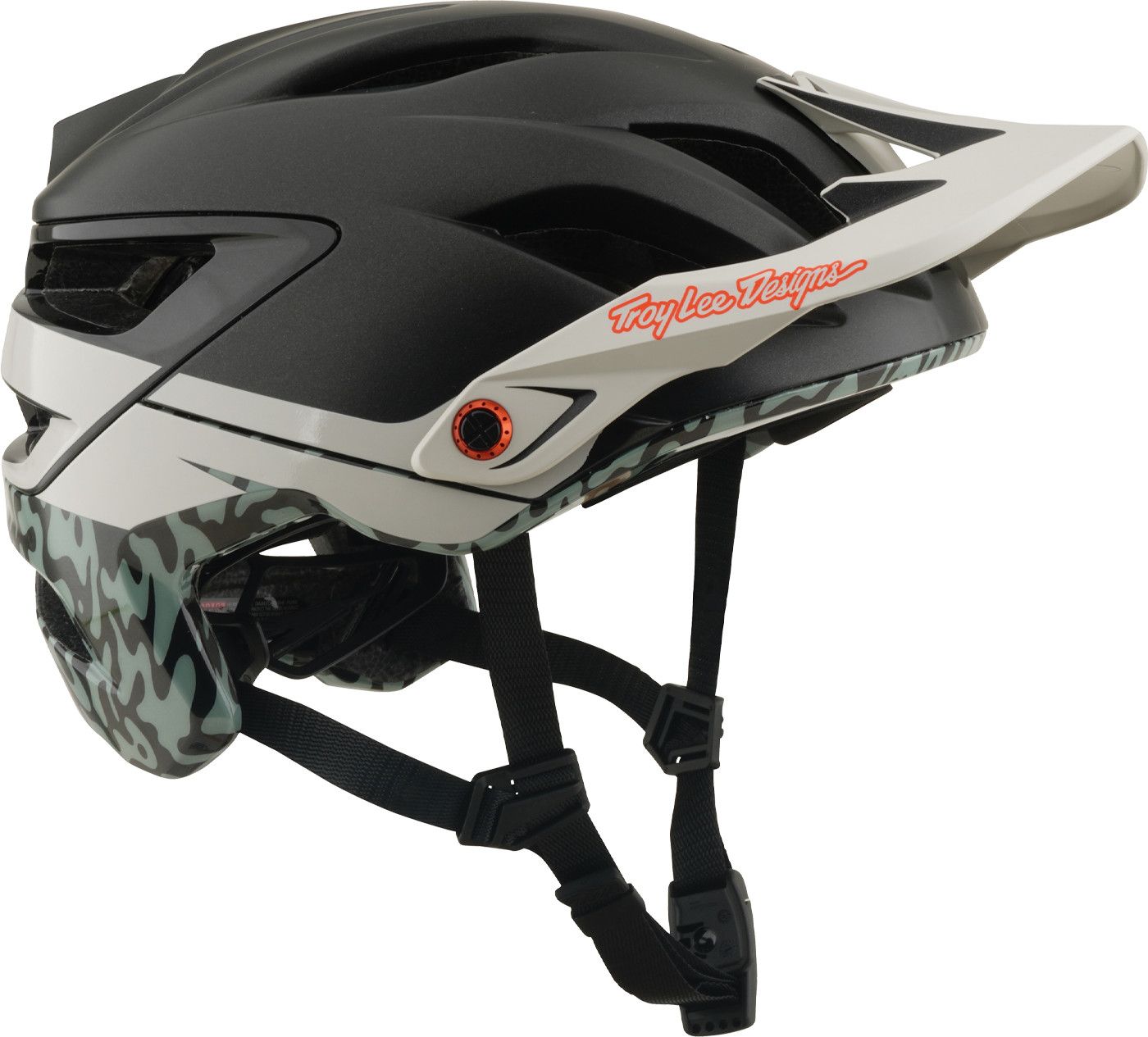 Casque VTT Troy Lee Designs A3 Mips Halo Charcoal/Pumice Gris/Beige