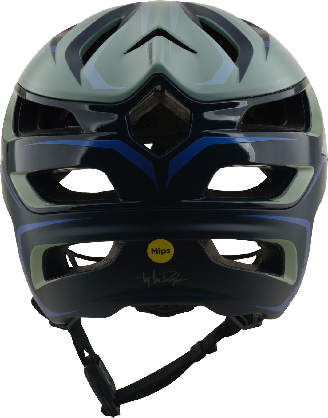 Casque VTT Troy Lee Designs A3 Mips Pin Sage Gris/Bleu