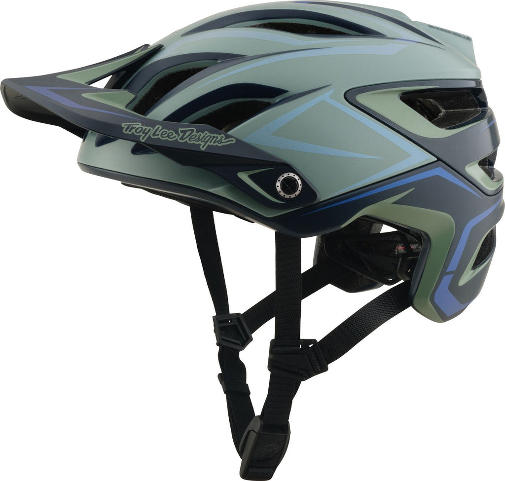Casque VTT Troy Lee Designs A3 Mips Pin Sage Gris/Bleu