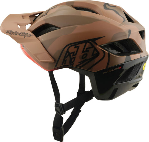 Casque VTT Troy Lee Designs Flowline SE Mips Badge Sienna Camo