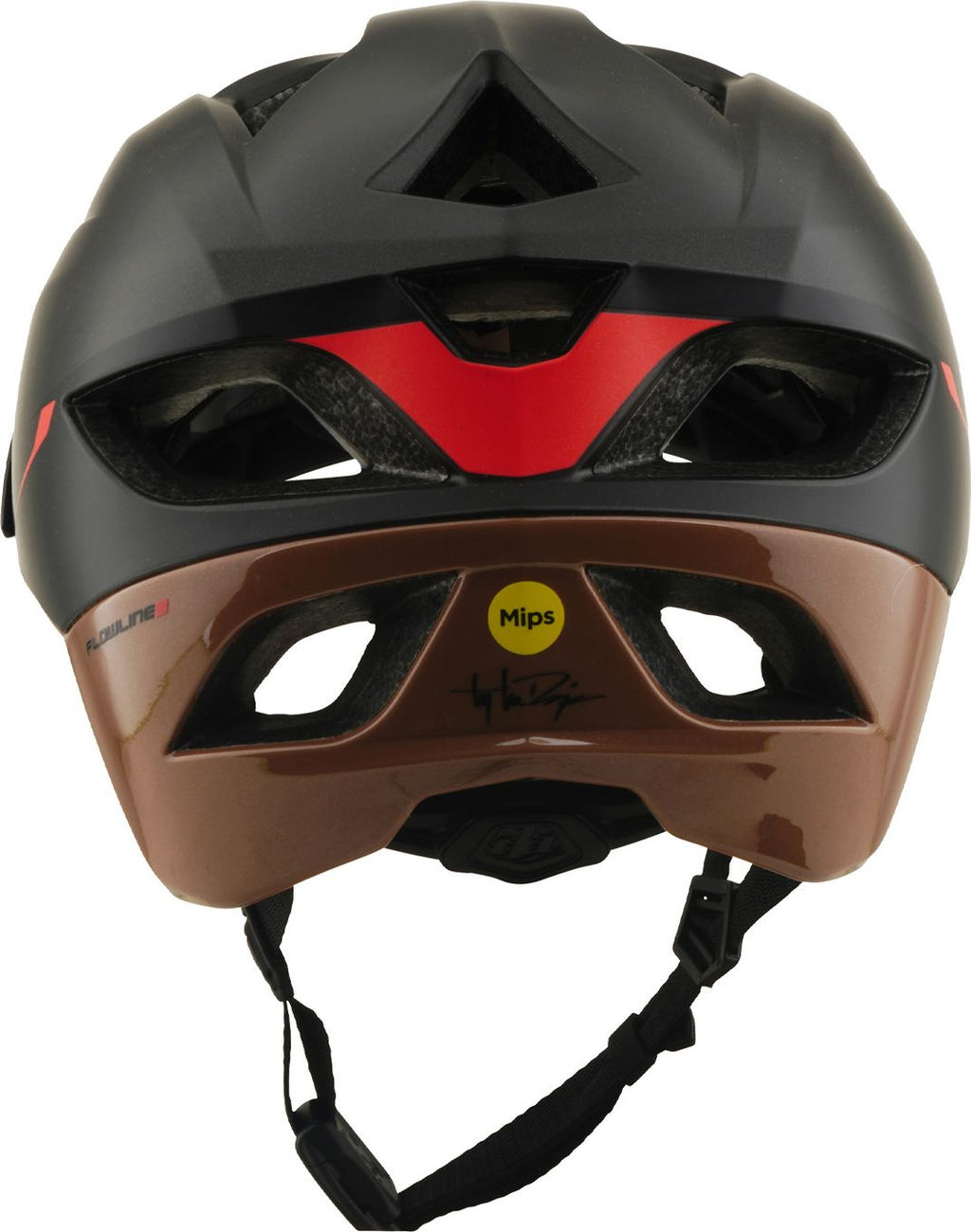 Casque VTT Troy Lee Designs Flowline SE Mips Stacks Charcoal/Sienna
