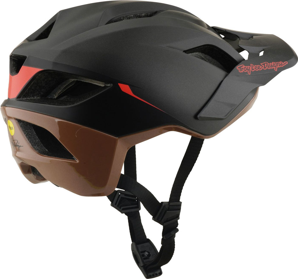 Casque VTT Troy Lee Designs Flowline SE Mips Stacks Charcoal/Sienna