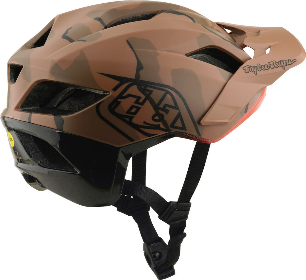 Casque VTT Troy Lee Designs Flowline SE Mips Badge Sienna Camo