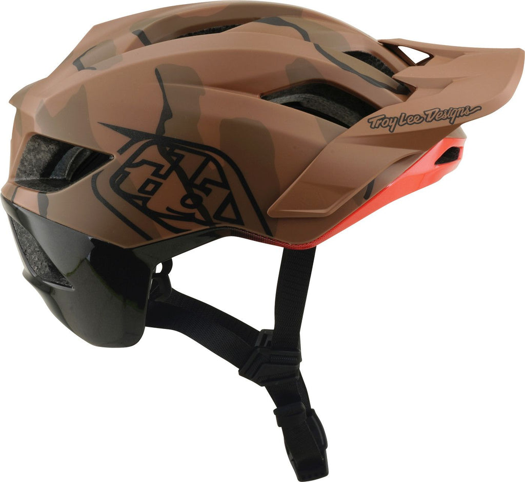 Casque VTT Troy Lee Designs Flowline SE Mips Badge Sienna Camo