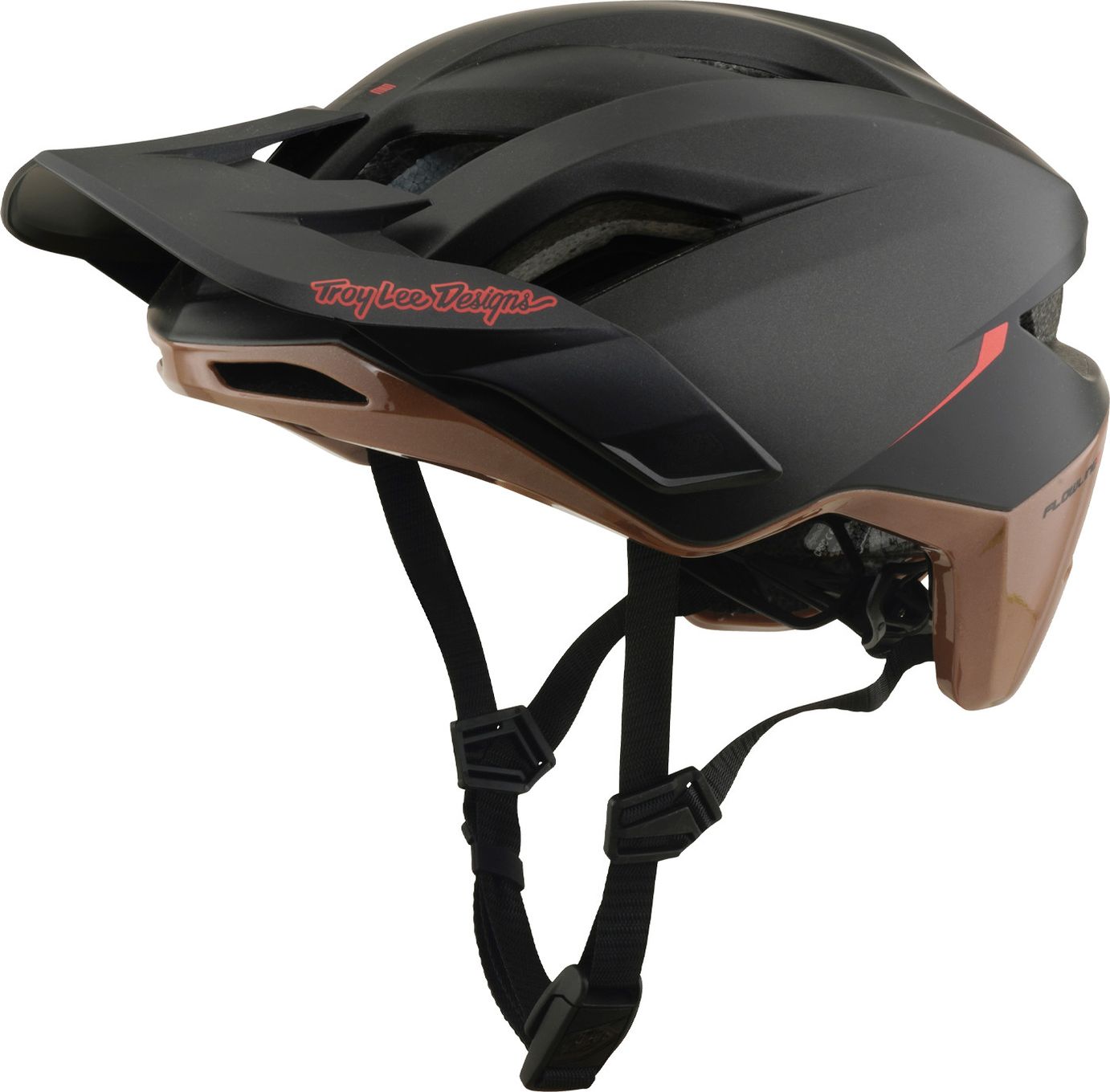 Casque VTT Troy Lee Designs Flowline SE Mips Stacks Charcoal/Sienna