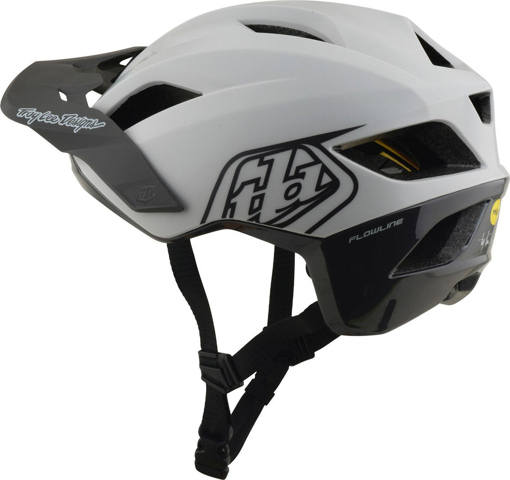 Casque VTT Troy Lee Designs Flowline Mips Point Gris