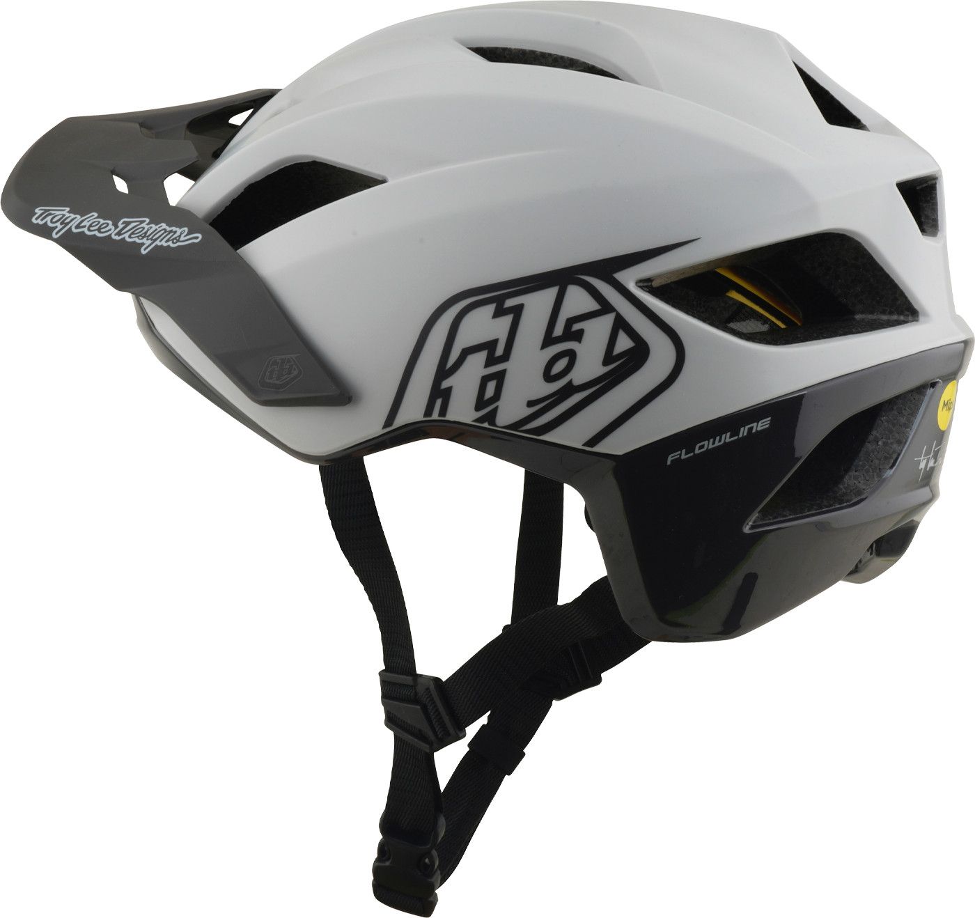 Casque VTT Troy Lee Designs Flowline Mips Point Gris