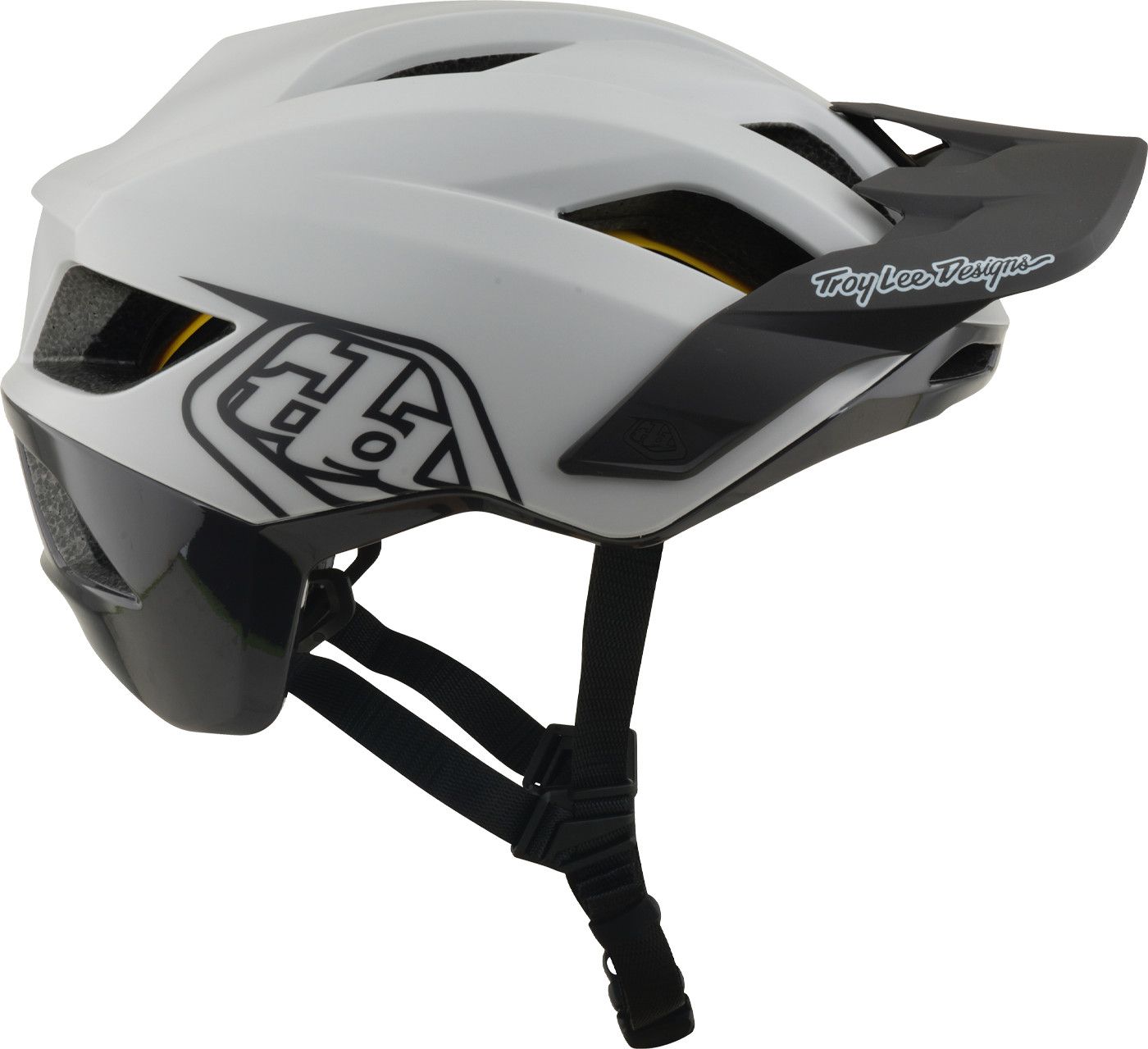 Casque VTT Troy Lee Designs Flowline Mips Point Gris