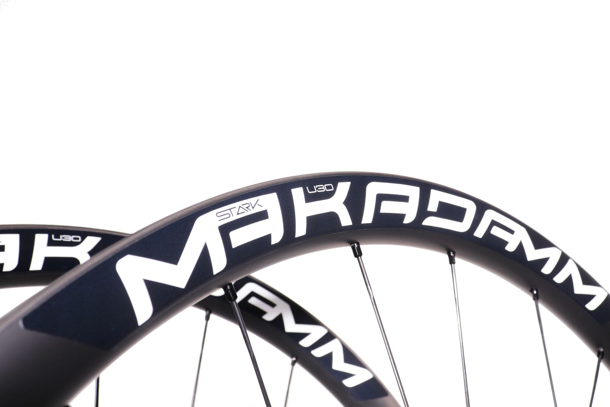 Paire de roues carbone route – MaKadamm stark u30 disc premium à pneus – 1269gr la paire – centerlock – axe 12x100 | 12x142