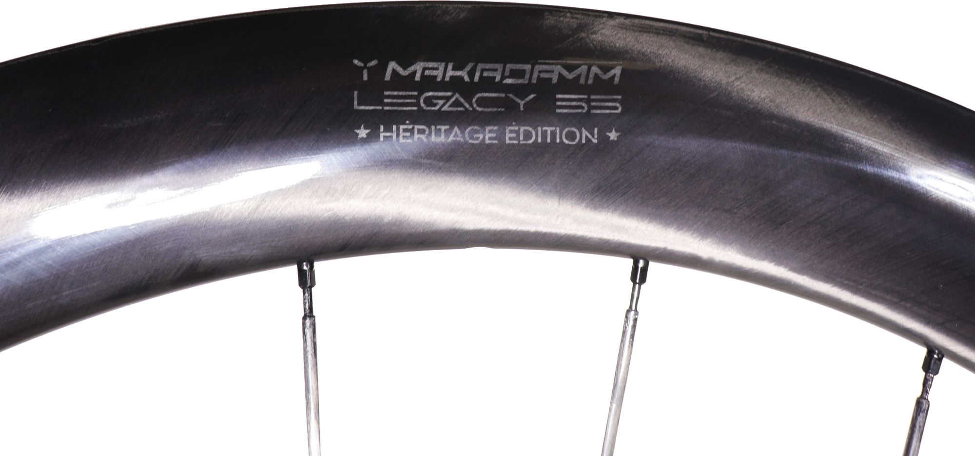 Paire de roues carbone route – MaKadamm legacy 55 disc héritage édition à pneus – 1149 gr la paire – centerlock – axe 12x100 | 12x142