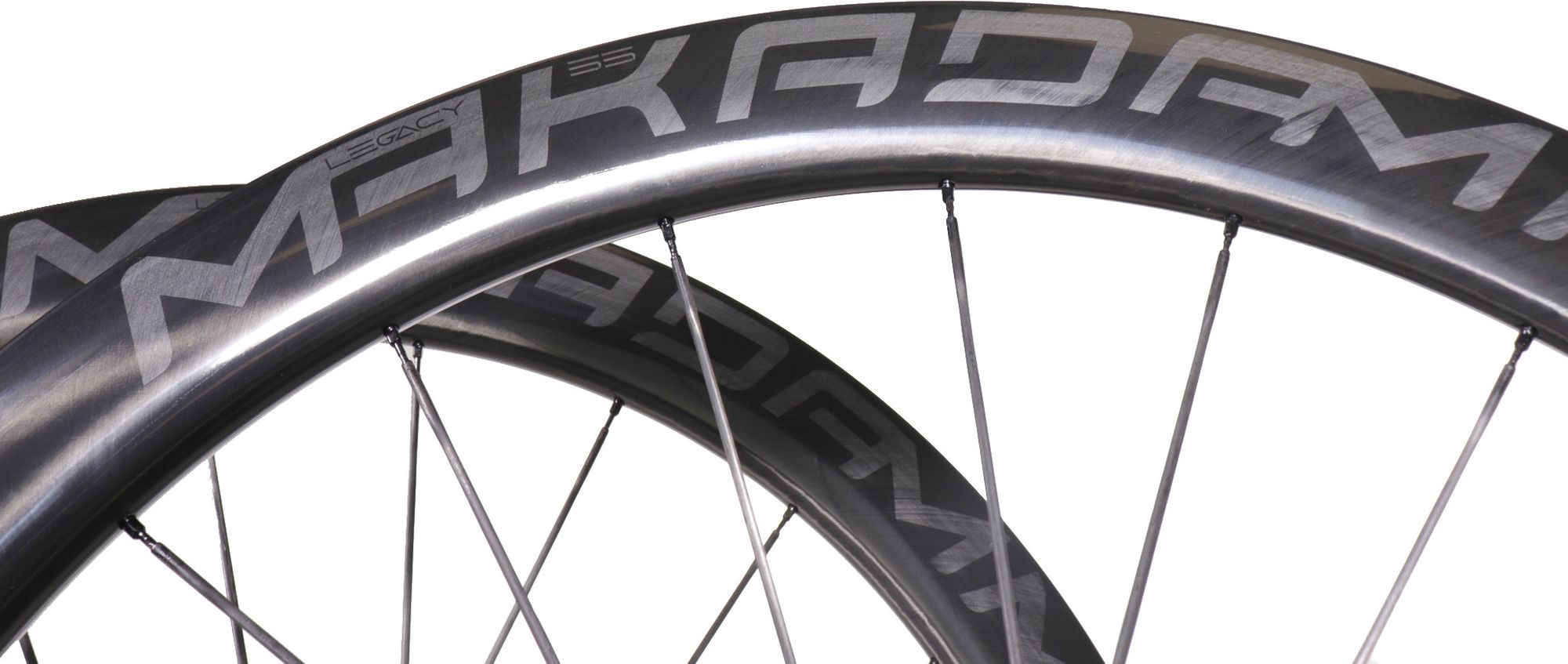 Paire de roues carbone route – MaKadamm legacy 55 disc héritage édition à pneus – 1149 gr la paire – centerlock – axe 12x100 | 12x142