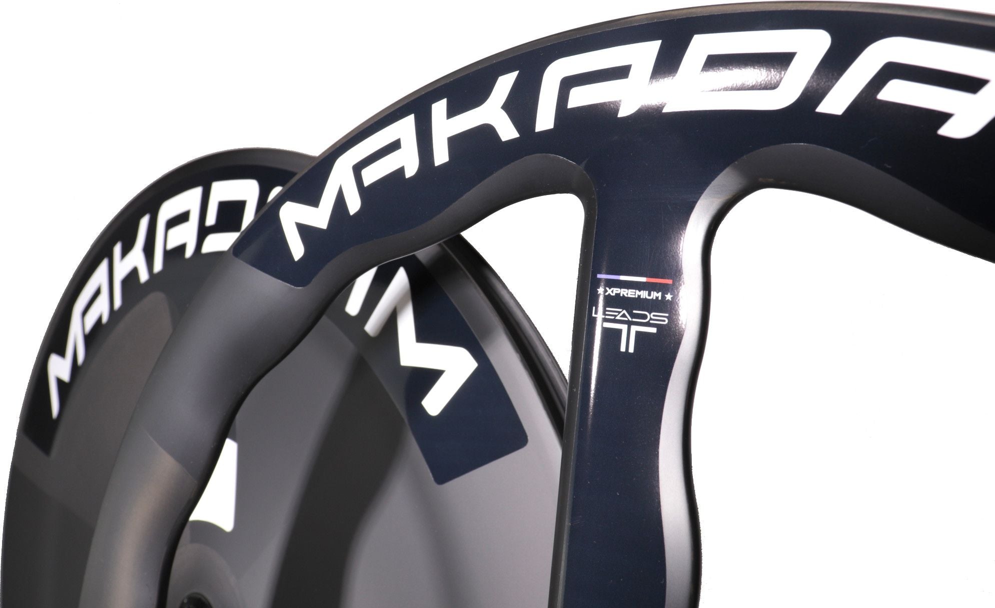 Paire de roues carbone route – MaKadamm eleva/leads disc xpremium à pneus – 1553gr la paire – centerlock – axe 12x100 | 12x142
