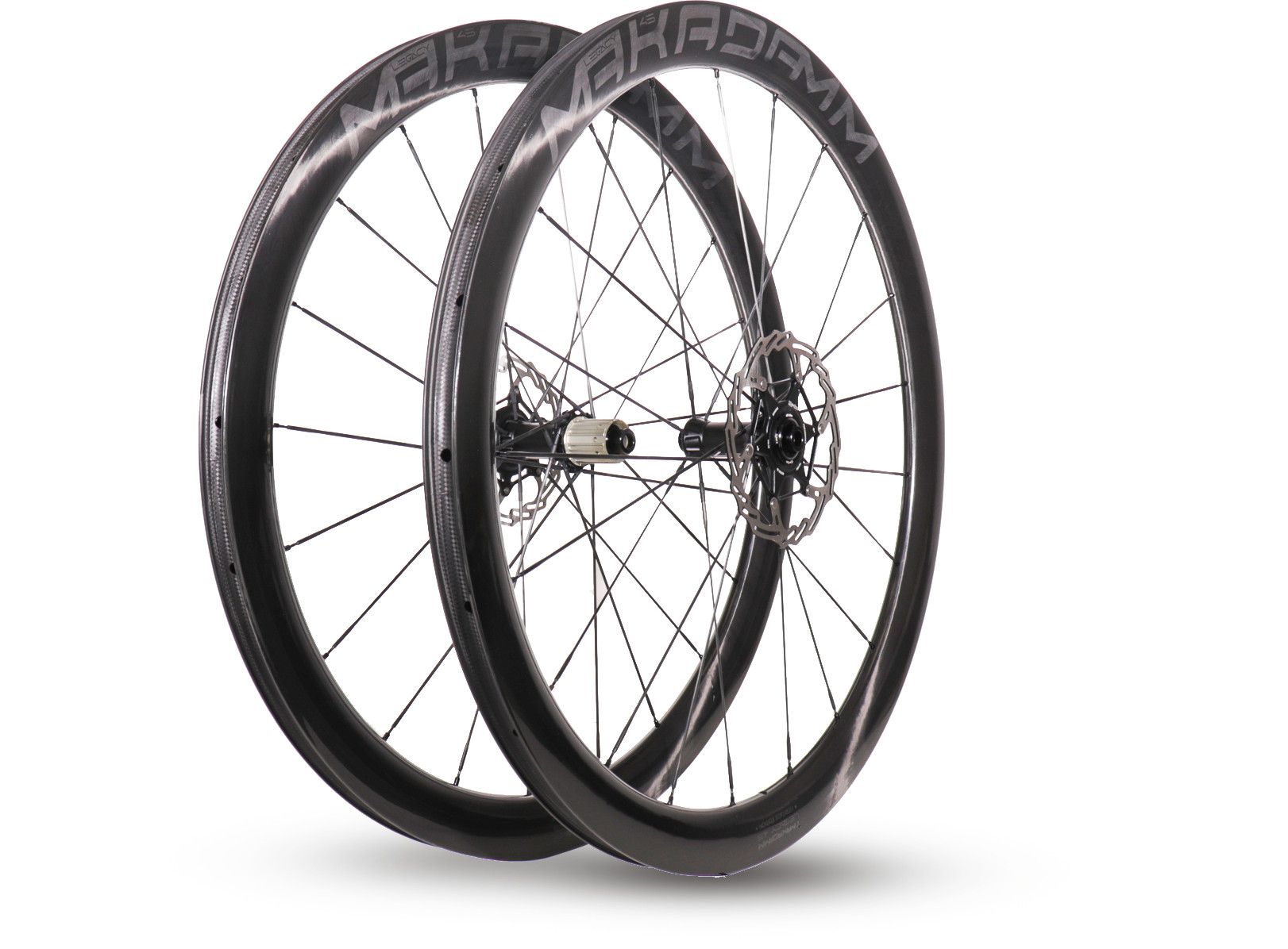 Paire de roues carbone route – MaKadamm legacy 45 disc héritage édition à pneus – 1027 gr la paire –centerlock–12x100 | 12x142