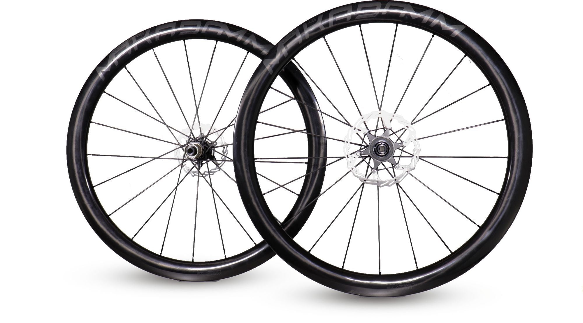Paire de roues carbone route – MaKadamm legacy 45 disc héritage édition à pneus – 1027 gr la paire –centerlock–12x100 | 12x142