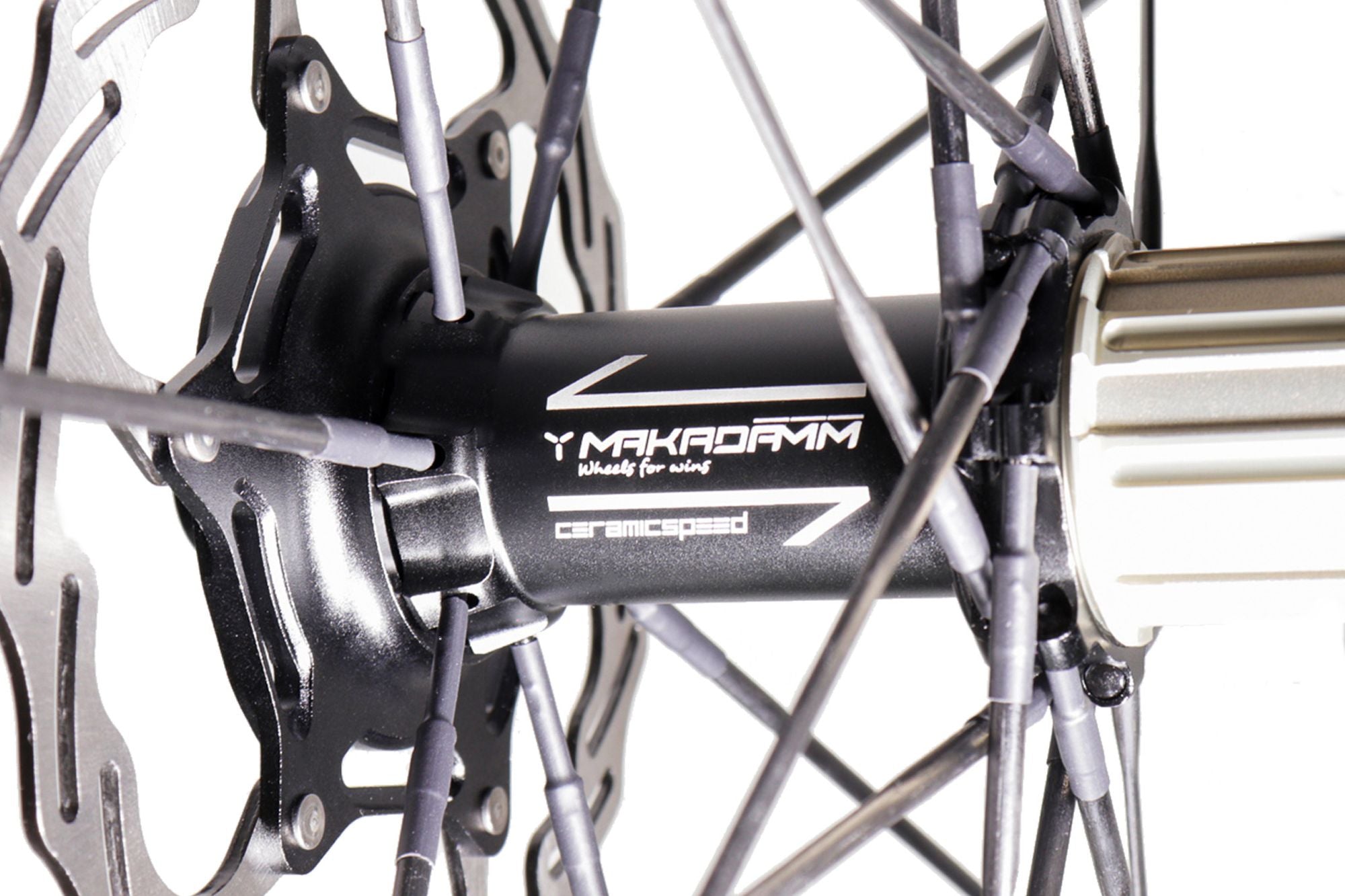 Paire de roues carbone route – MaKadamm legacy 45 disc héritage édition à pneus – 1027 gr la paire –centerlock–12x100 | 12x142