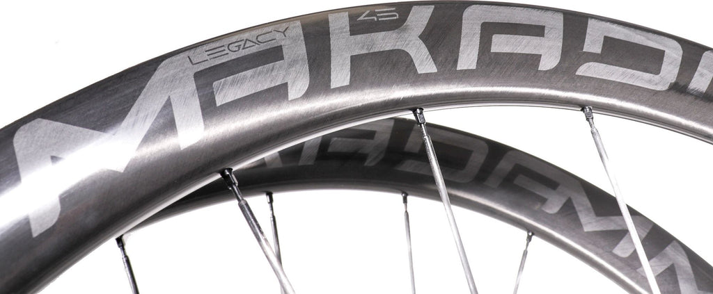 Paire de roues carbone route – MaKadamm legacy 45 disc héritage édition à pneus – 1027 gr la paire –centerlock–12x100 | 12x142