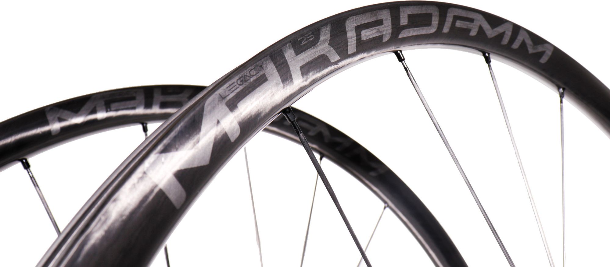 Paire de roues carbone route – MaKadamm legacy 25 disc héritage édition à pneus – 837 gr la paire – centerlock – axe 12x100 | 12x142