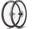 Paire de Roues carbone Gravel - MaKadamm gravax 41 premium à pneus - 1292gr la paire - centerlock - axe 12X100 | 12X142
