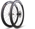 Paire de roues carbone route – MaKadamm stark u49 disc premium à pneus – 1377gr la paire – centerlock – axe 12x100 | 12x142
