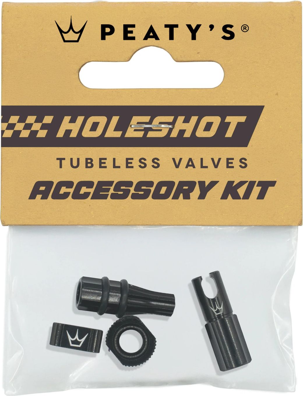 Bouchons de Valves Tubeless Peaty's V2 Holeshot Fast Flow Noir