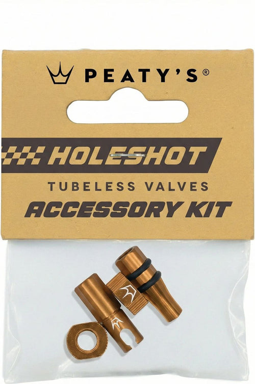 Bouchons de Valves Tubeless Peaty's V2 Holeshot Fast Flow Bronze Bourbon