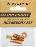 Bouchons de Valves Tubeless Peaty's V2 Holeshot Fast Flow Orange Mango
