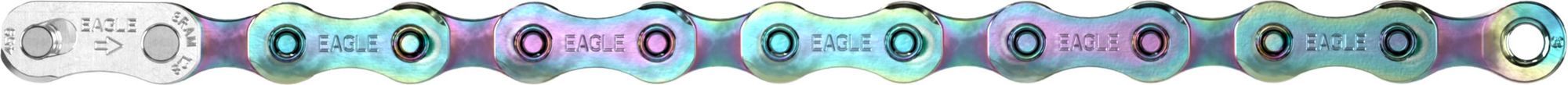 Chaîne Sram S500 Eagle 12 Vitesses 126 Maillons Rainbow avec PowerLock