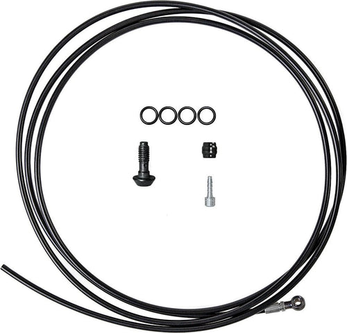 Durite de Frein Magura avec Banjo - 90° 2500 mm Noir