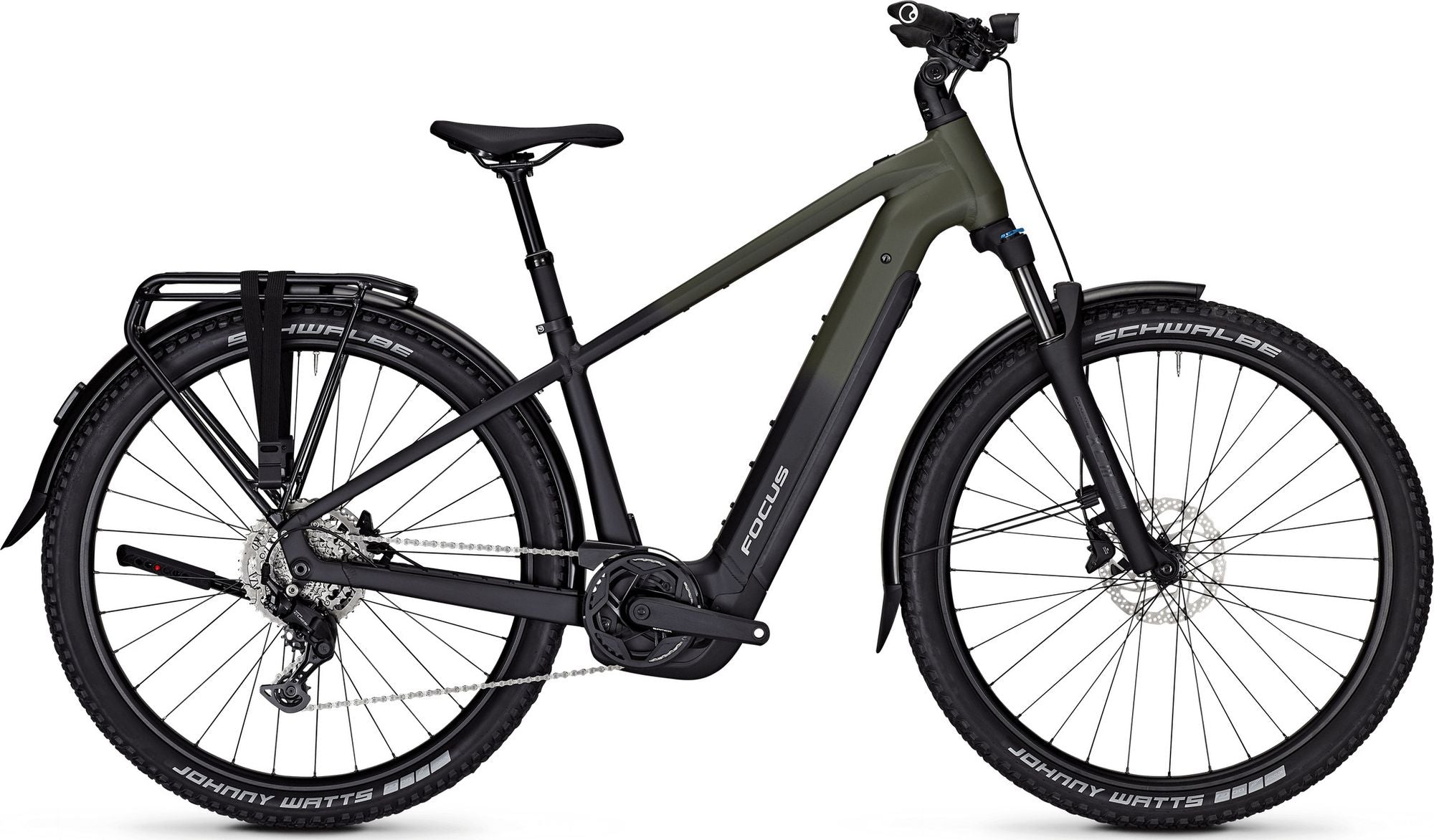 VTC Électrique Focus Aventura² 6.7 X Shimano Cues 9V 600Wh 29'' Vert/Noir 2026