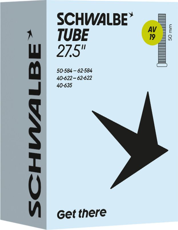 Chambre à Air Schwalbe 27.5"/28''/29'' AV19 Valve Shrader 50mm