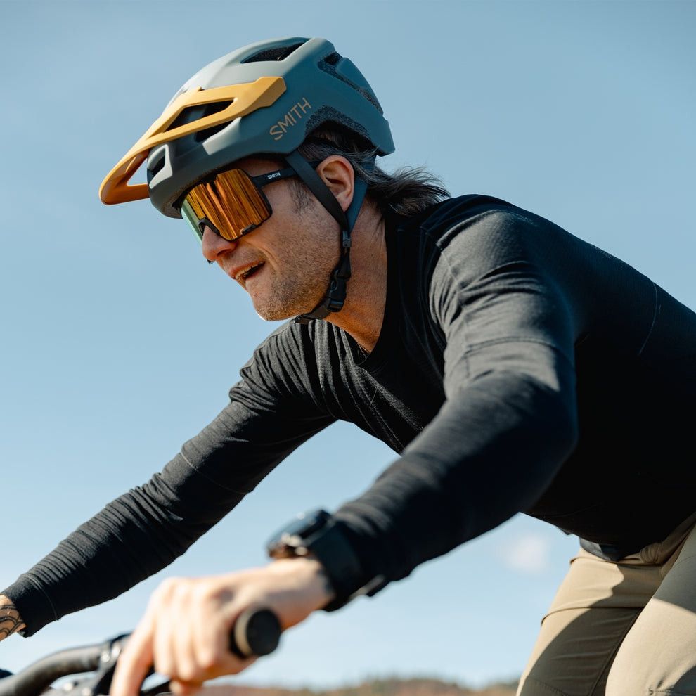 Casque VTT Smith Pilot Mips Bleu/Orange