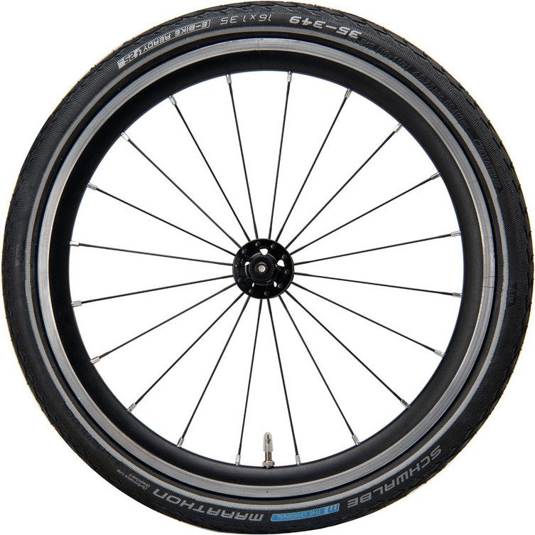 Pneu Schwalbe Marathon 16'' Tubetype Rigide Raceguard SpeedGrip Reflex E-Bike Ready