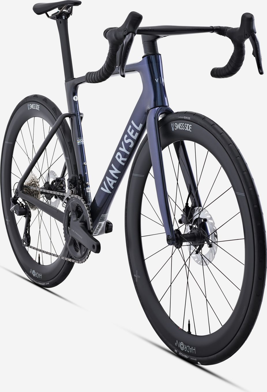 Vélo de Route Van Rysel RCR-R Pro Combo Deda x Van Rysel Shimano Ultegra Di2 12V 700 mm Bleu/Noir