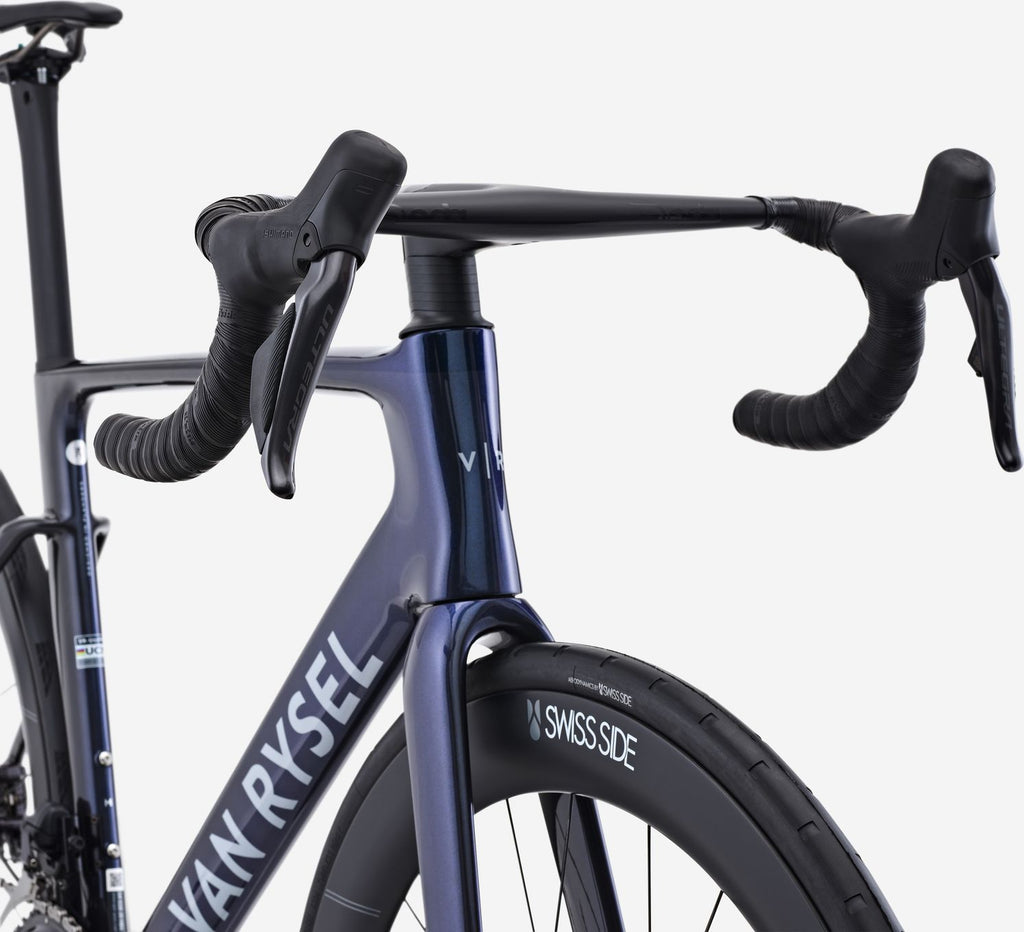 Vélo de Route Van Rysel RCR-R Pro Combo Deda x Van Rysel Shimano Ultegra Di2 12V 700 mm Bleu/Noir