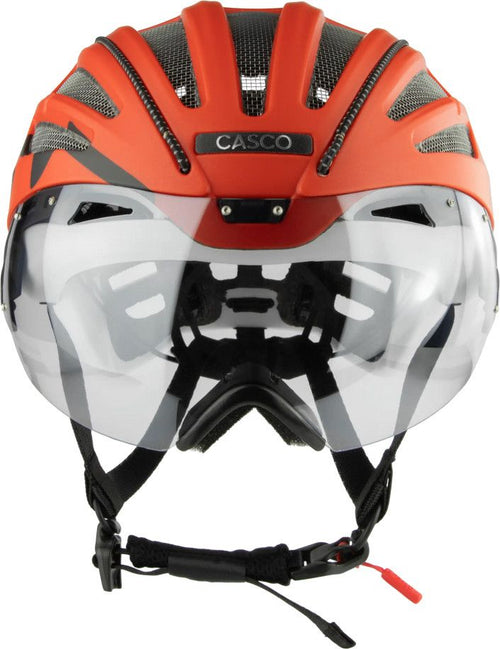 Casque Casco Speedairo Aero Orange/Blanc