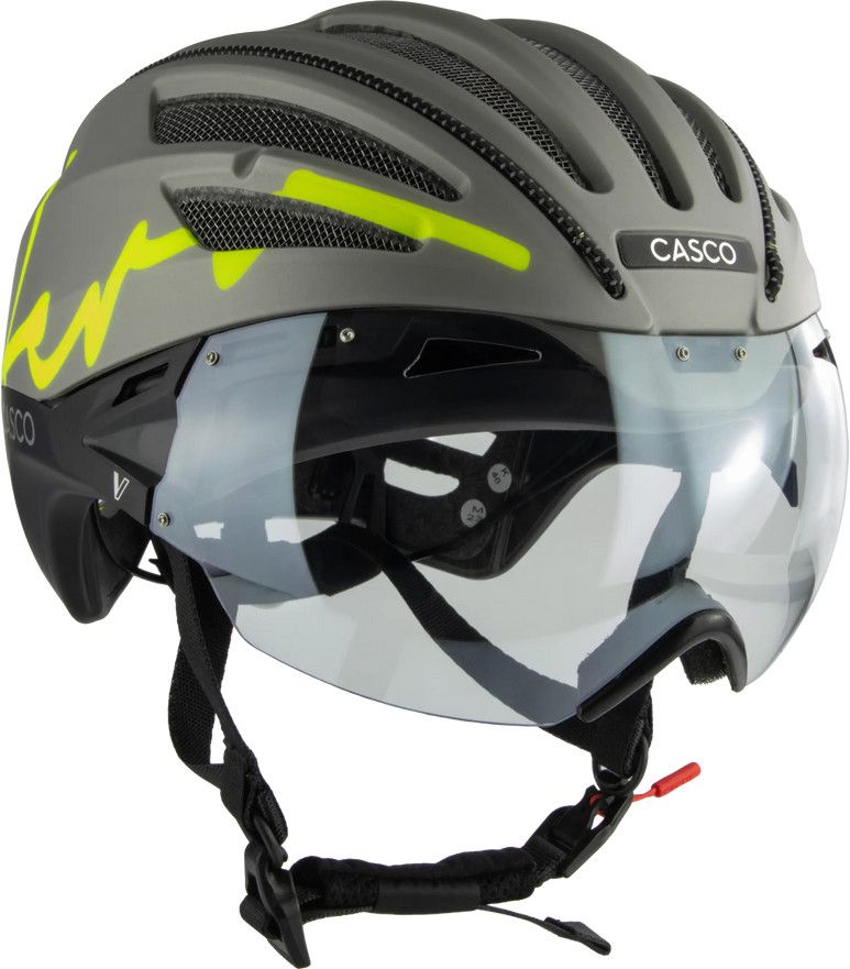 Casque Casco Speedairo Aero Rouge/Blanc