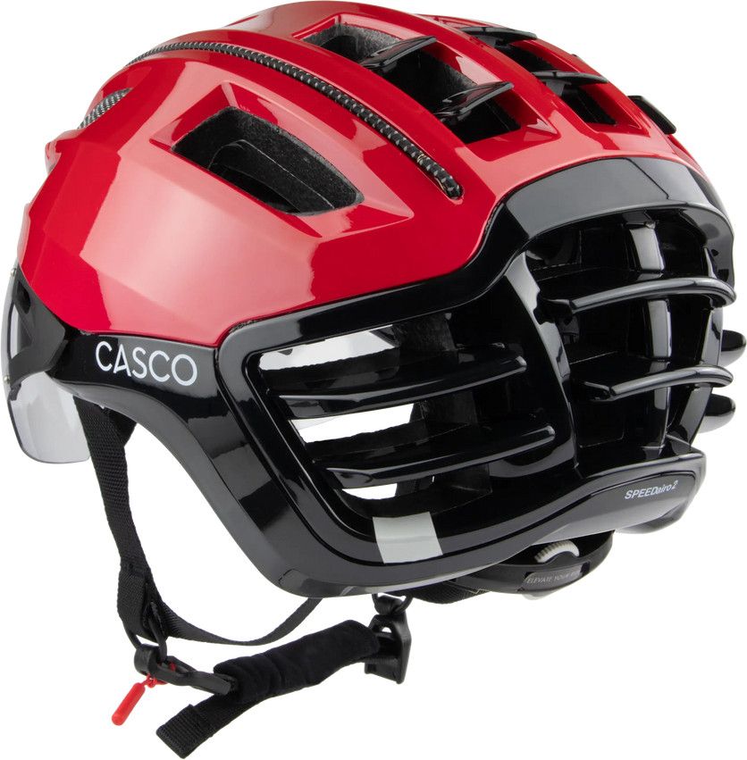 Casque Casco Speedairo Aero Rouge/Blanc