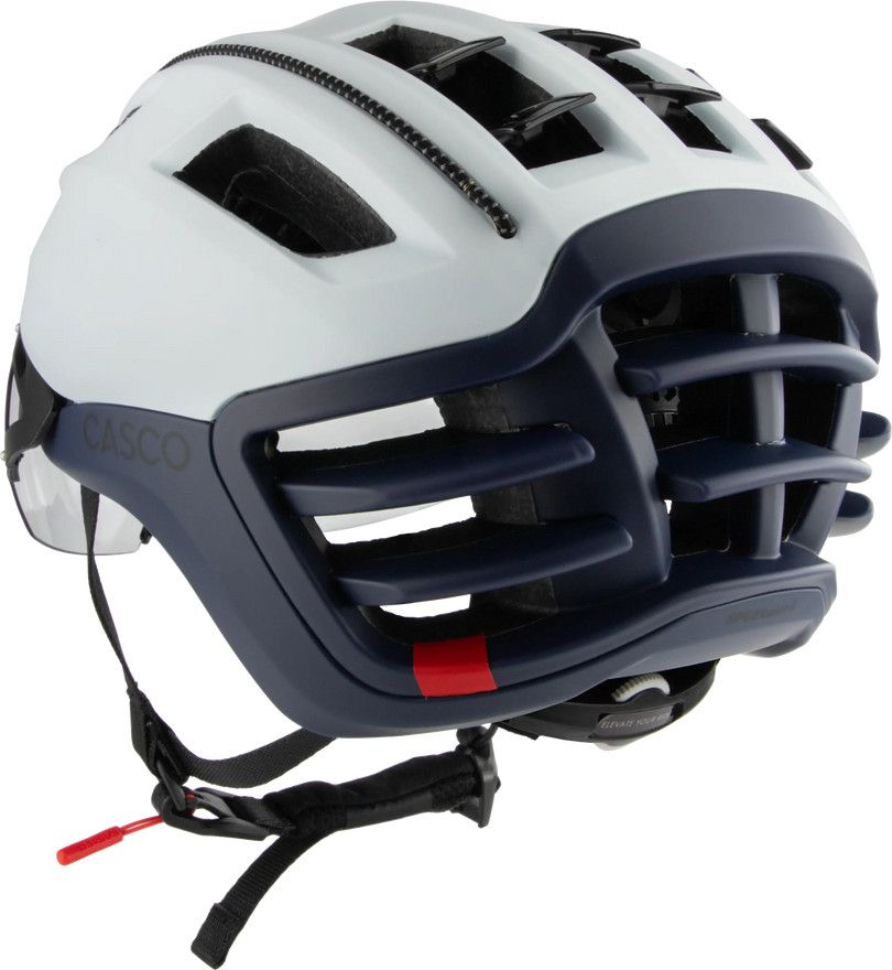 Casque Casco Speedairo Aero Bleu/Blanc